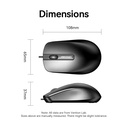 Vention Mouse con Filo Black KTABG