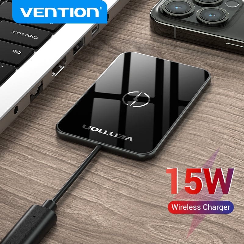 Vention Caricabatterie Wireless 15W Black FGBBAG