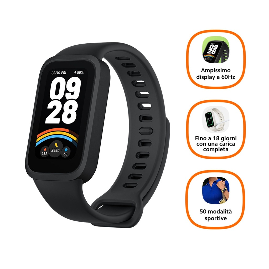 Xiaomi Smart Band 9 Active Black 