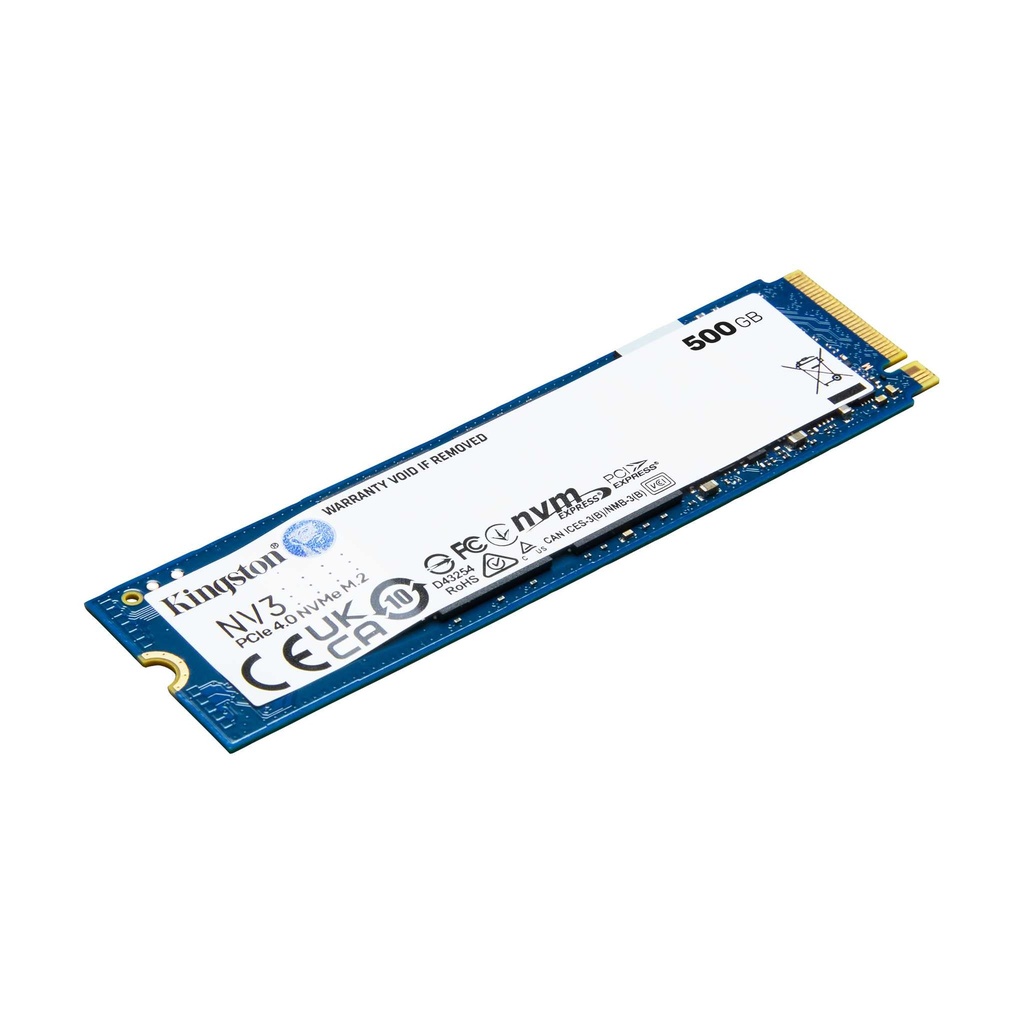 Kingston SSD 500GB NV3 M.2 NVMe PCIe 4.0 SNV3S/500G