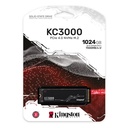 Kingston SSD 1024GB NVMe PCIe 4.0 M.2 KC3000 SKC3000S/1024G