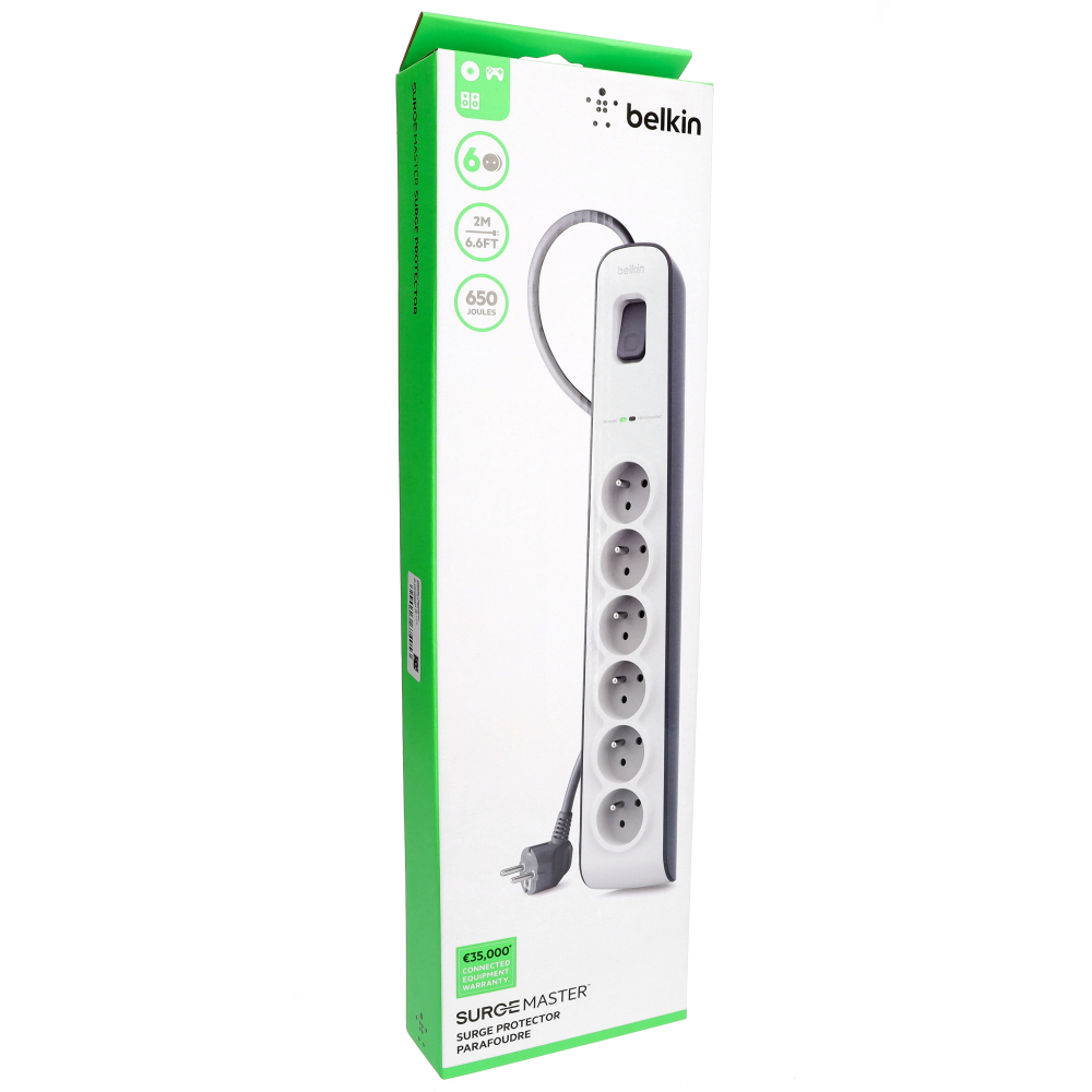 Belkin Multipresa Con 6 Porte 2m BSV603CA2M