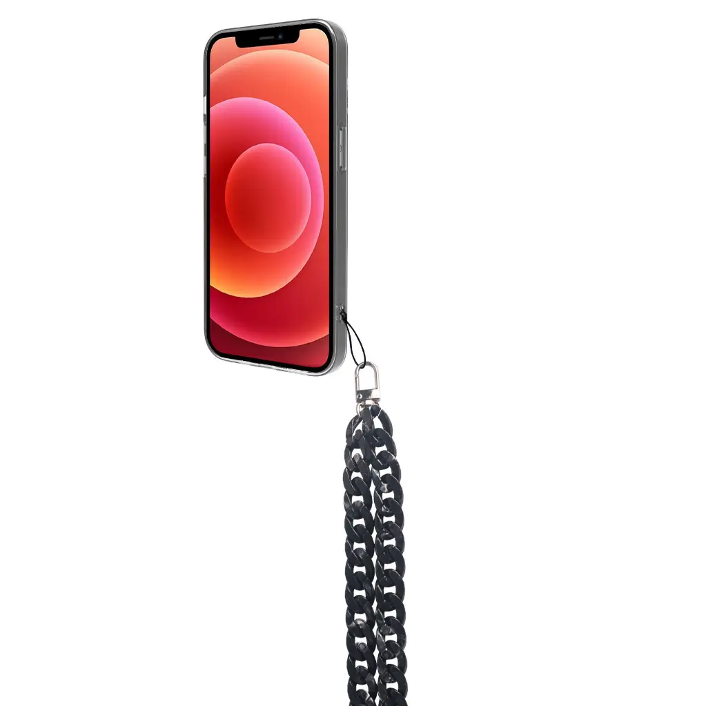 Celly Laccio Da Collo Effetto Marmo Con Badge 1,2 (m) Black LACETMARBLEBK.webp