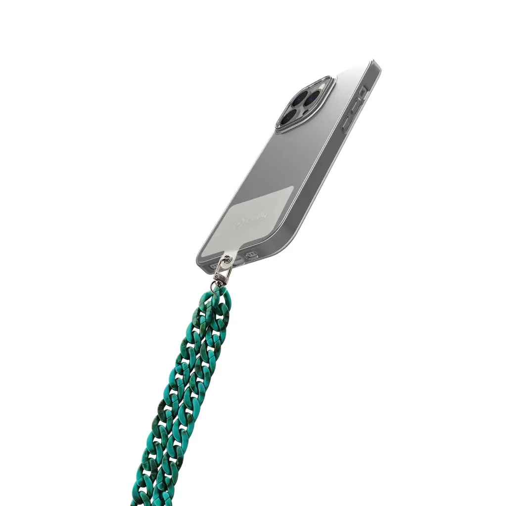 Celly Laccio Da Collo Effetto Marmo Con Badge 1,2 (m) Blue LACETMARBLEBL.webp