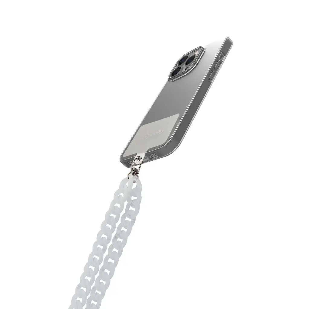 Celly Laccio Da Collo Effetto Marmo Con Badge 1,2 (m) White LACETMARBLEWH.webp
