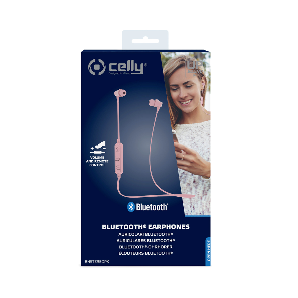 Auricolare bluetooth stereo Celly Ear pink BHSTEREOPK