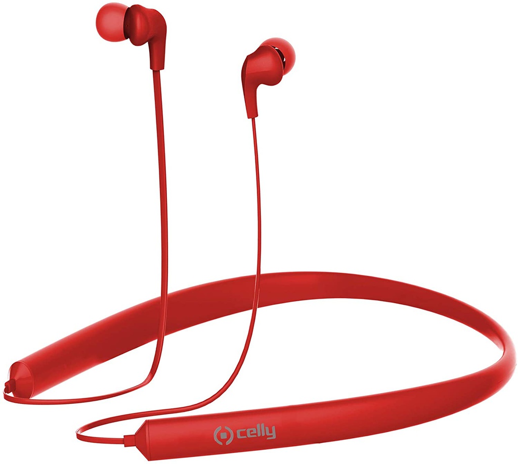 Auricolare bluetooth stereo Celly Bh Nec Headset red BHNECKRD