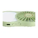 Muitomas Mini Ventilatore Portatile Con Specchio e Luce Green MIRRORFANGN.webp