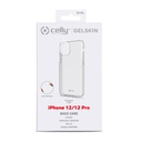 Custodia Celly iPhone 12 iPhone 12 Pro cover tpu trasparente GELSKIN1004