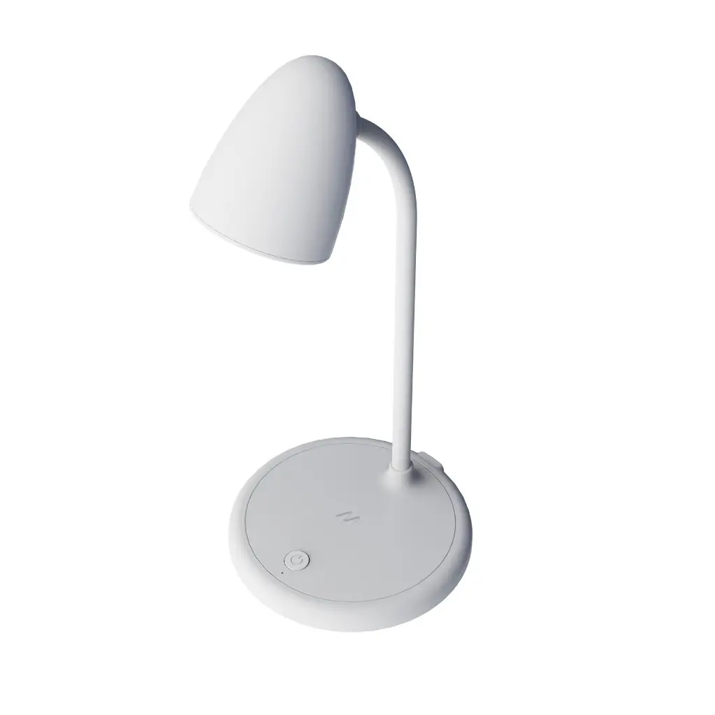 Muitomas Lampada LED Da Tavolo Flessibile White FLEXLAMPWH.webp