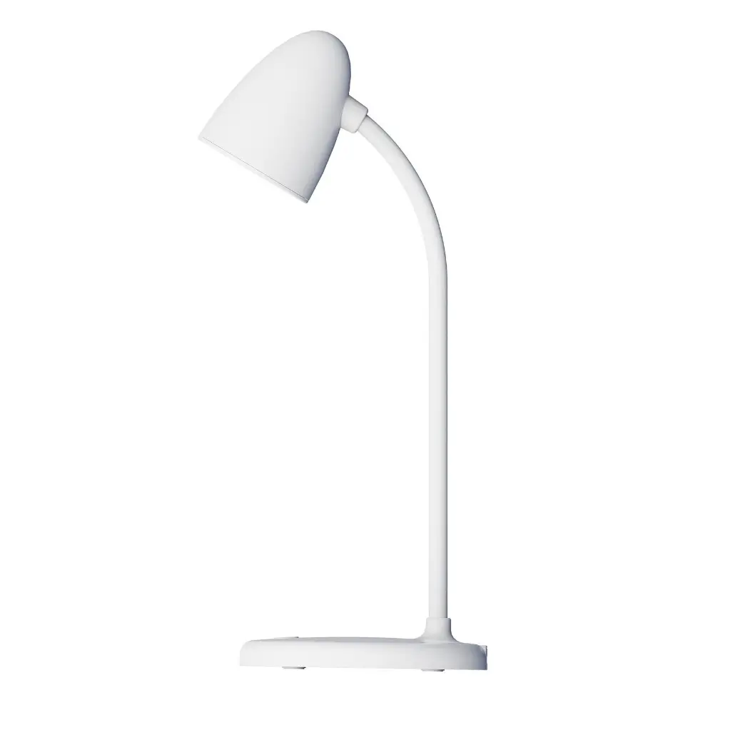 Muitomas Lampada LED Da Tavolo Flessibile White FLEXLAMPWH.webp