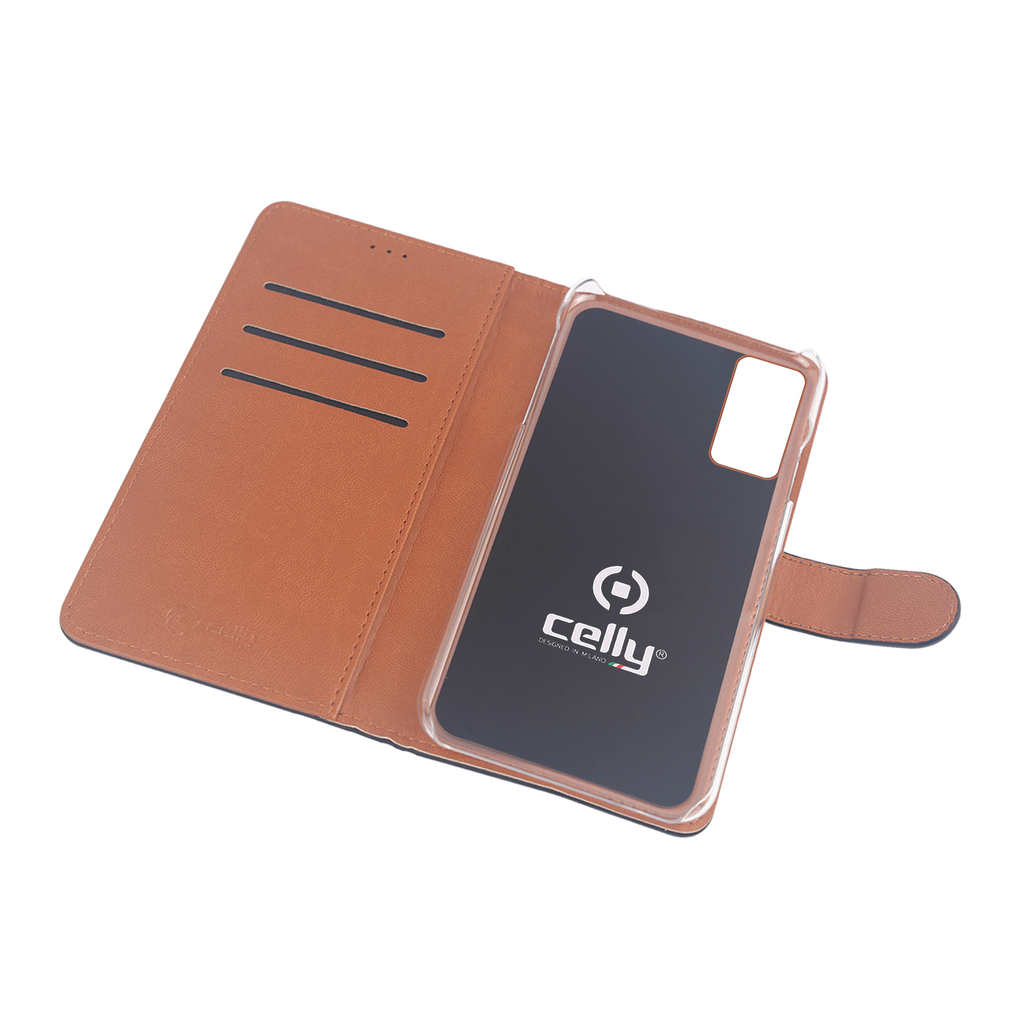 Custodia Celly Samsung A20s wallet case black WALLY880