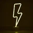 Muitomas Lampada Neon Da Tavolo BOLT White NEONTBOLT.webp