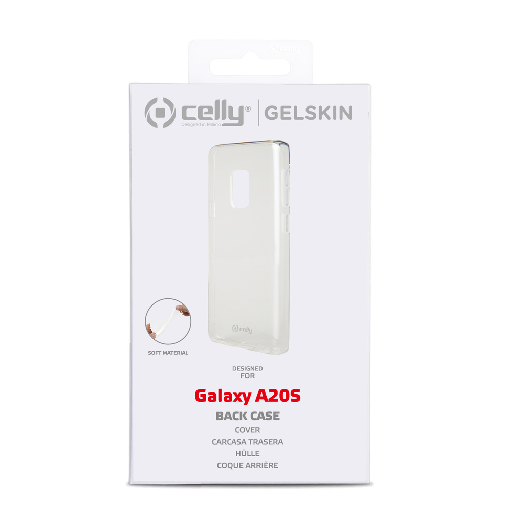 Custodia Celly Samsung A31 cover tpu trasparente GELSKIN880