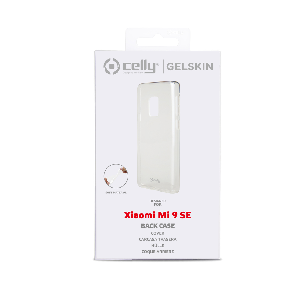 Custodia Celly Xiaomi Mi 9 SE cover tpu trasparente GELSKIN871