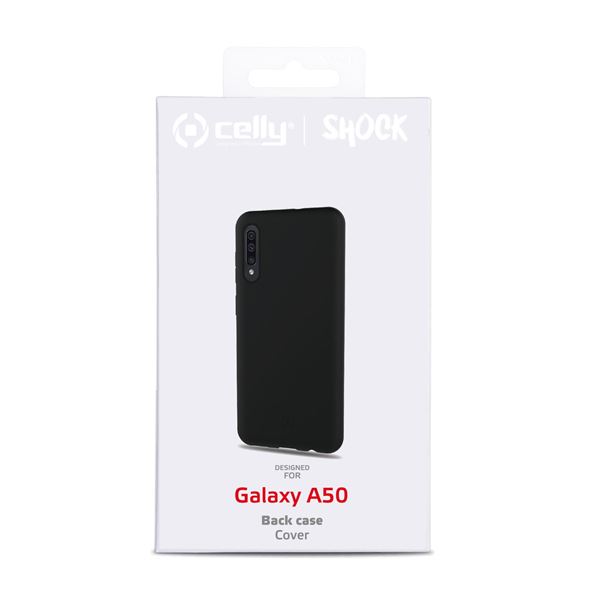Custodia Celly Samsung A50, A50s, A30s cover shock black SHOCK834BK