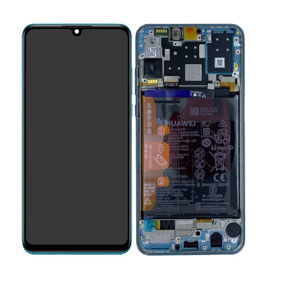 Display Lcd Huawei P30 Lite breathing crystal con batteria 02353FQK
