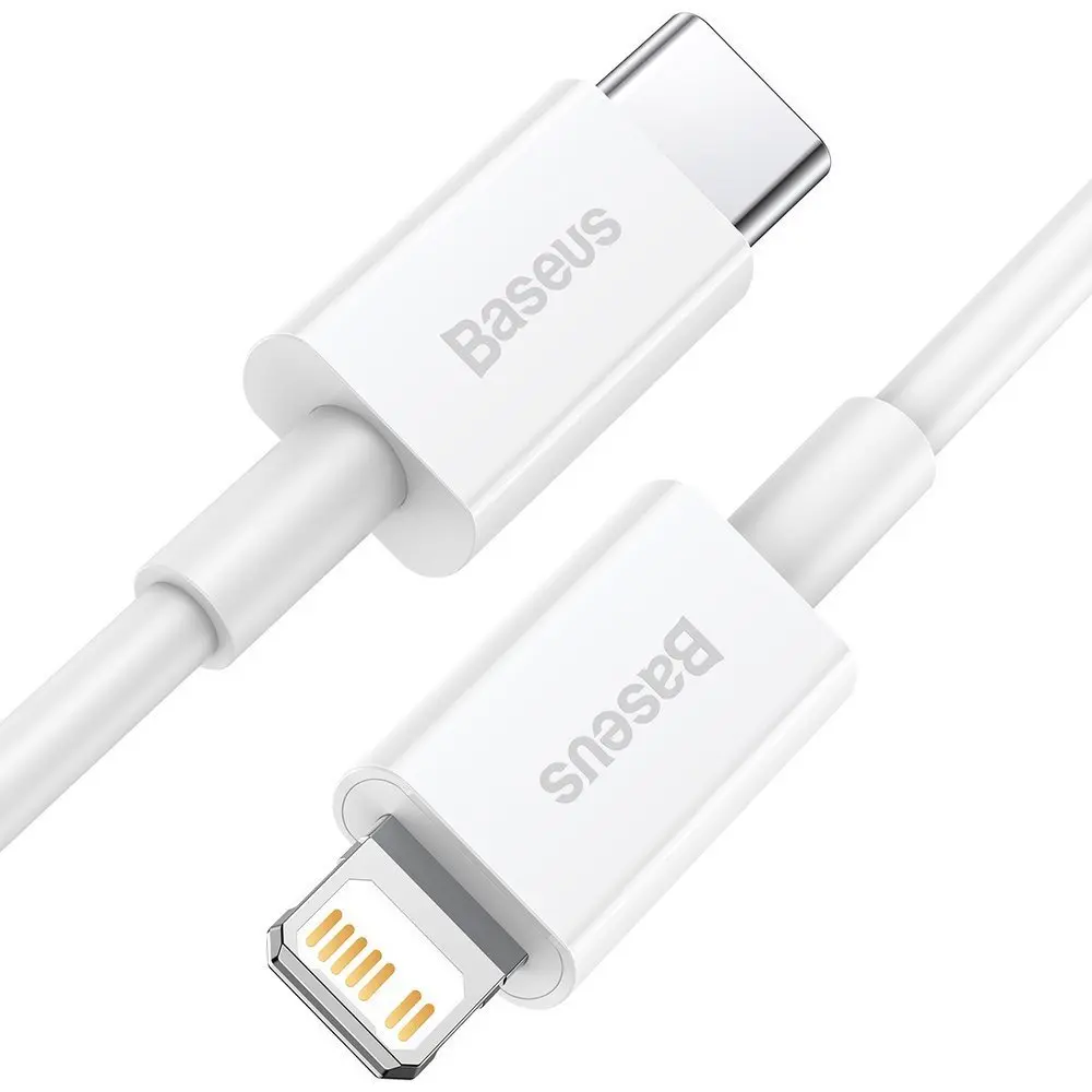 Baseus Cavo Dati Type-C to Lightning (2m) 20W Superior Series White CATLYS-C02.webp