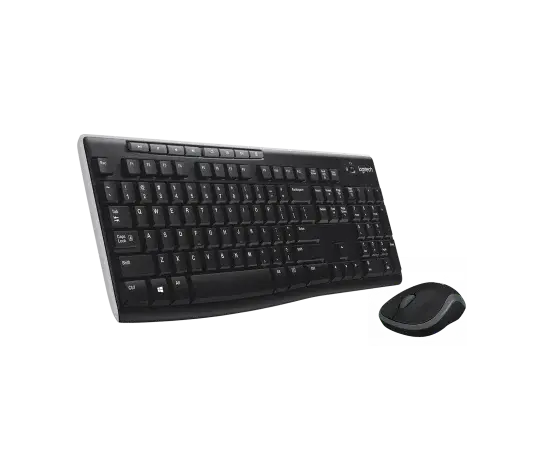 Logitech Kit Mouse e Tastiera Wireless MK270 Black 920-004511.webp