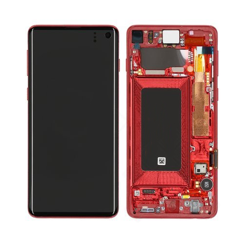 Display Lcd Samsung S10 SM-G973F red GH82-18850H GH82-18835H