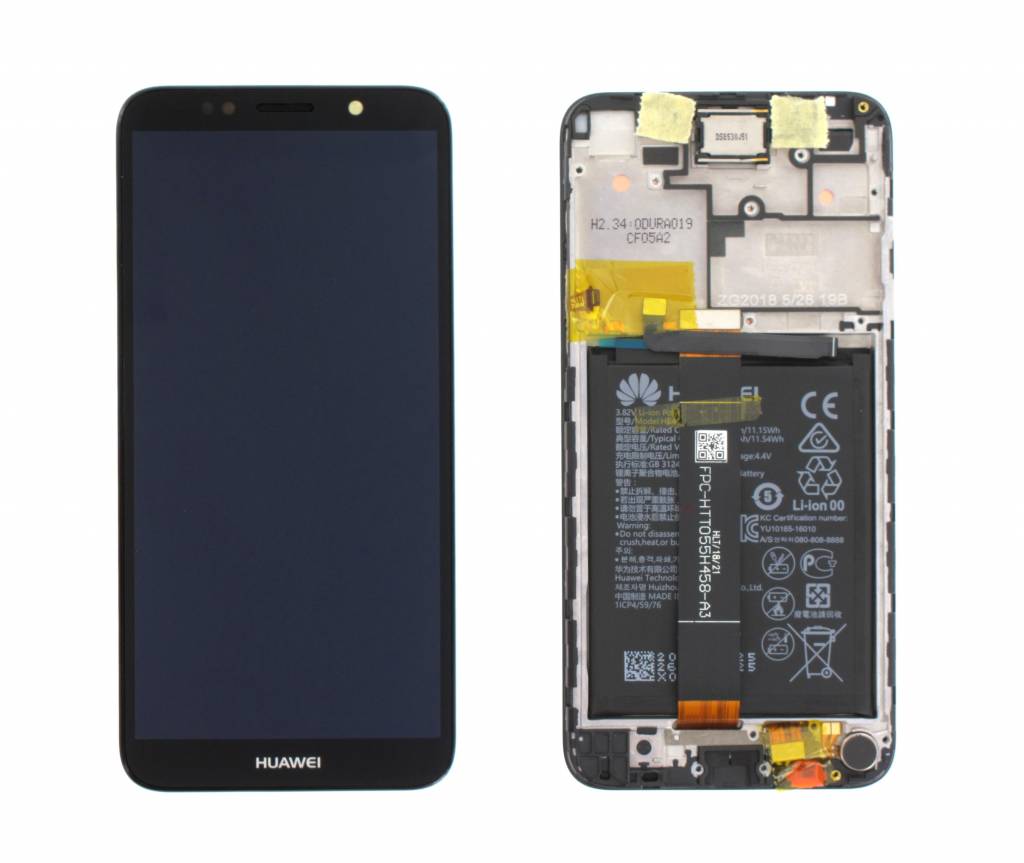 Display Lcd Huawei Y5 2018 DRA-L01 black con batteria 02351XHU