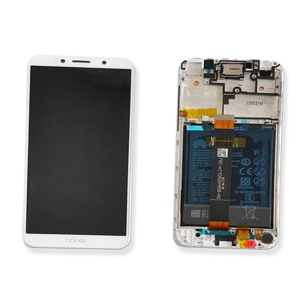 Display Lcd Huawei Y5 2018 DRA-L01 white con batteria 02351XHT