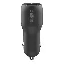 Belkin Caricabatterie per Auto 2 Porte (2 USB) 24W + Cavo USB To Type-C (1m) Black CCE001BT1MBK.webp