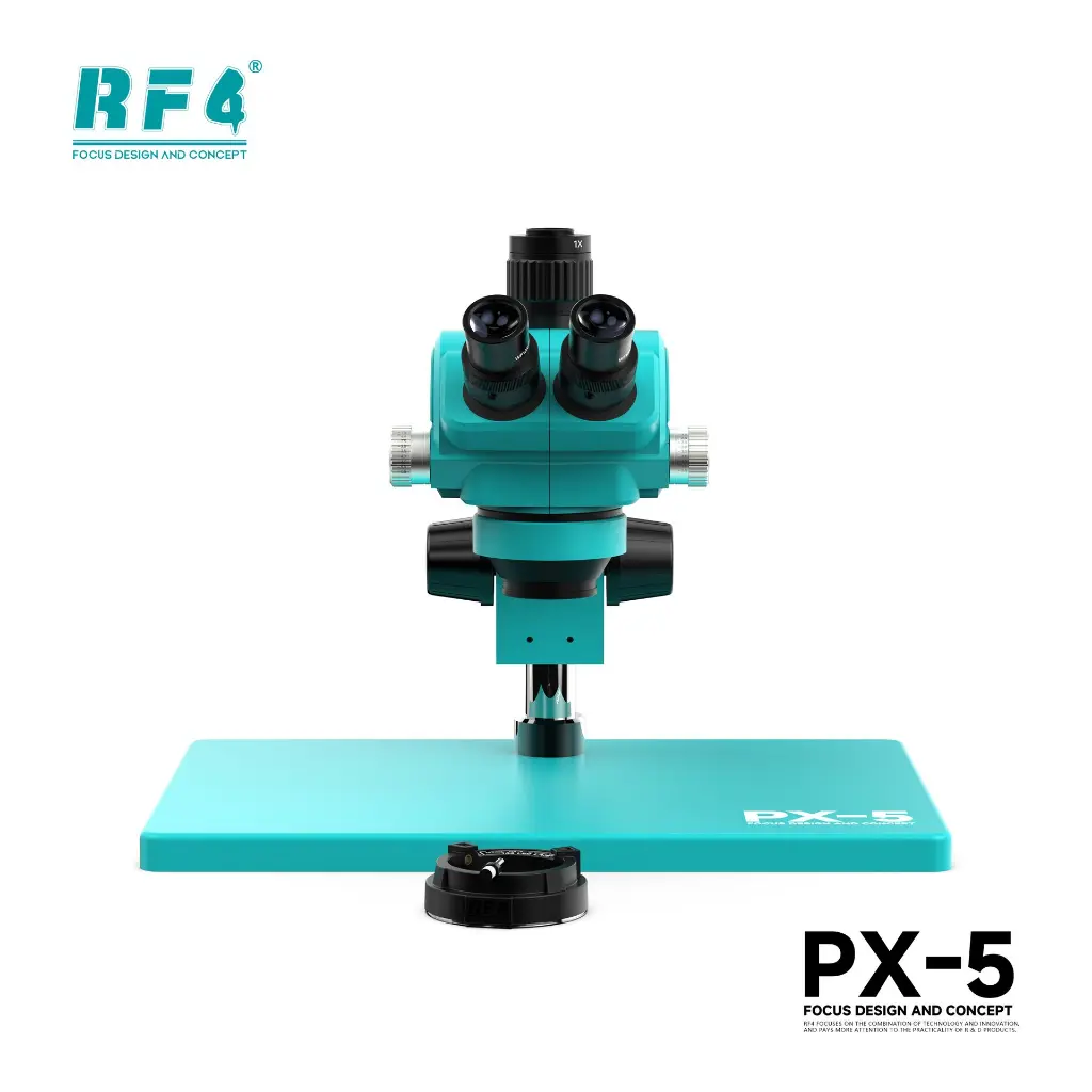 RF4 Microscopio Trinoculare Stereo 5-50X (PX-5).webp
