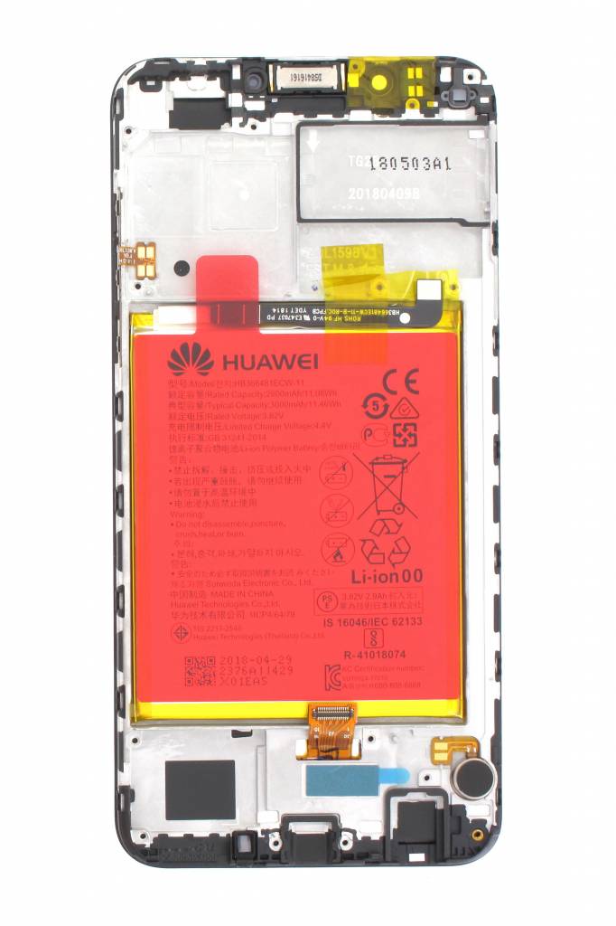 Display Lcd Huawei Y7 2018 LDN-L01 black con batteria 02351USA