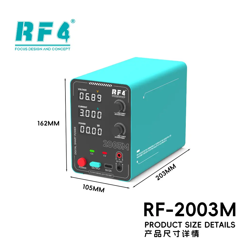 RF4 Alimentatore Da Banco Digitale Regolabile RF-2003M.webp