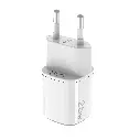 Celly Caricabatterie 25W 2 Porte (USB + USB-C) GaN White UPTC1USB1USBC25.webp
