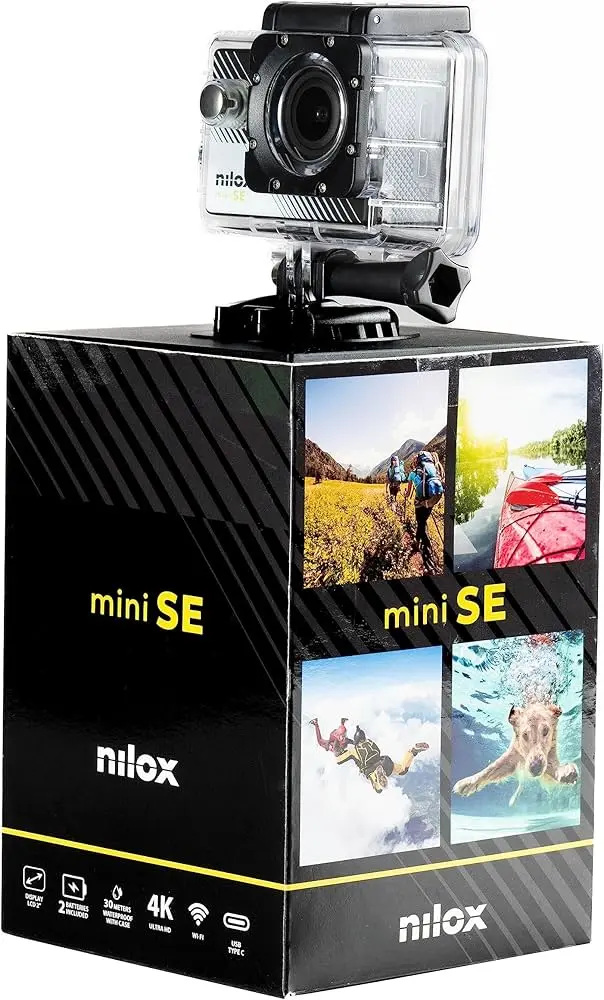 Nilox Action Cam 4K Mini SE Black NXACMINISEAMZ01.webp