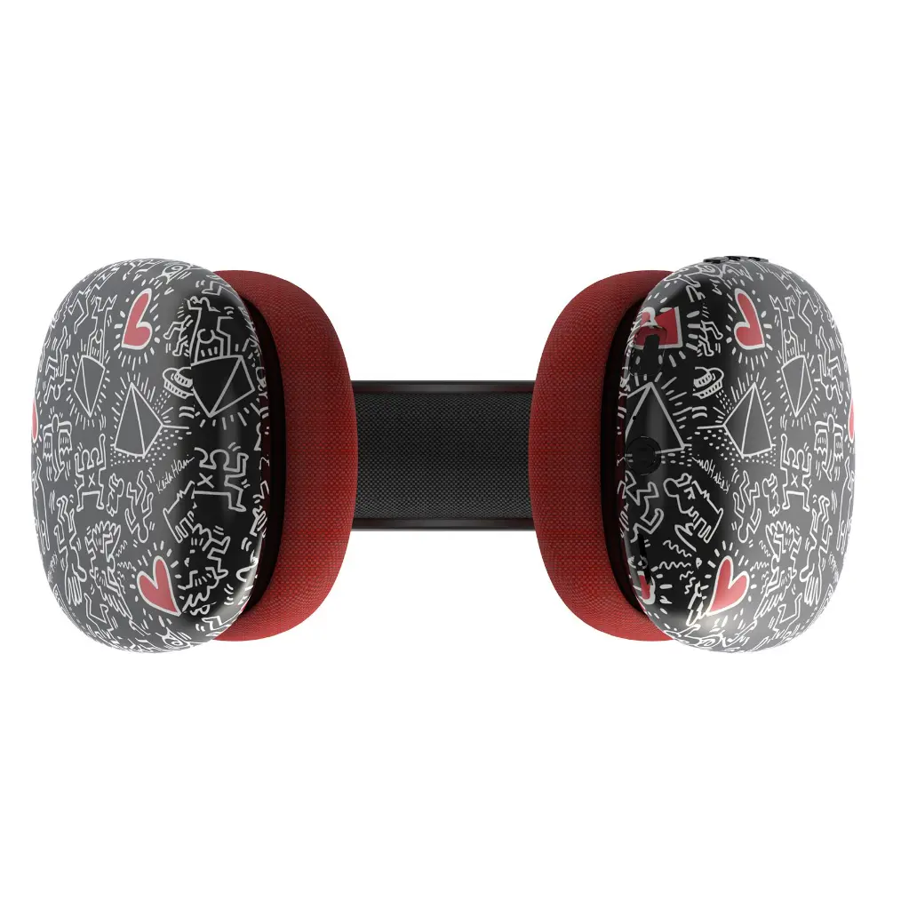Celly KEITH HARING Cuffie Wireless On-Ear Black KHWHEADPHONE.webp