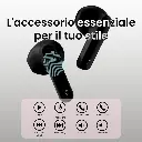 Techmade Auricolari Bluetooth Con Box Di Ricarica Super Slim Black TM-T51-BK.webp