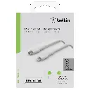 Belkin Cavo Dati Type-C to Lightning 1m In Nylon White (MFI) CAA004BT1MWH.webp