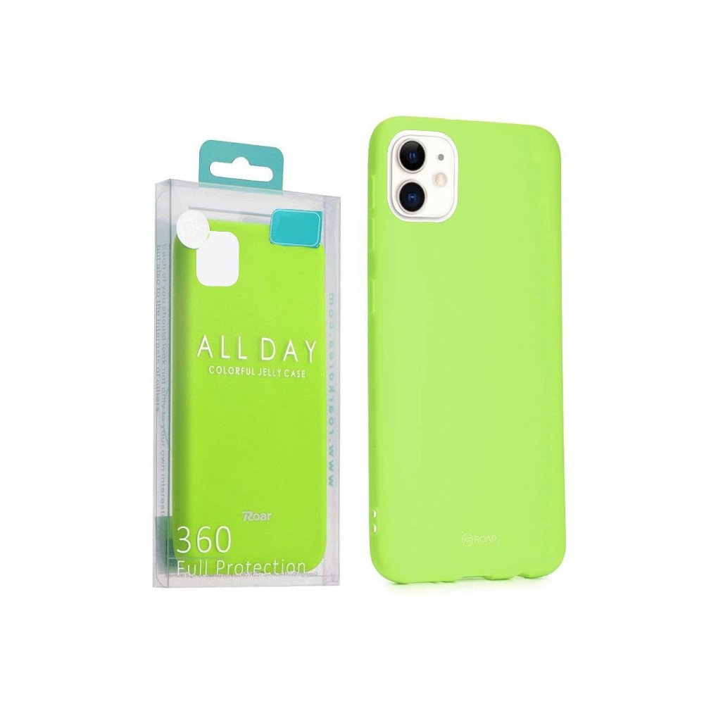 Custodia Roar iPhone 12 Mini jelly case lime