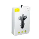 Baseus Trasmettitore Bluetooth FM per Auto Shaped S-09 Black CCMT000301.webp