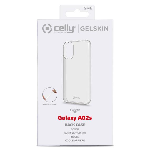 Custodia Celly Samsung A02s cover tpu trasparente GELSKIN948