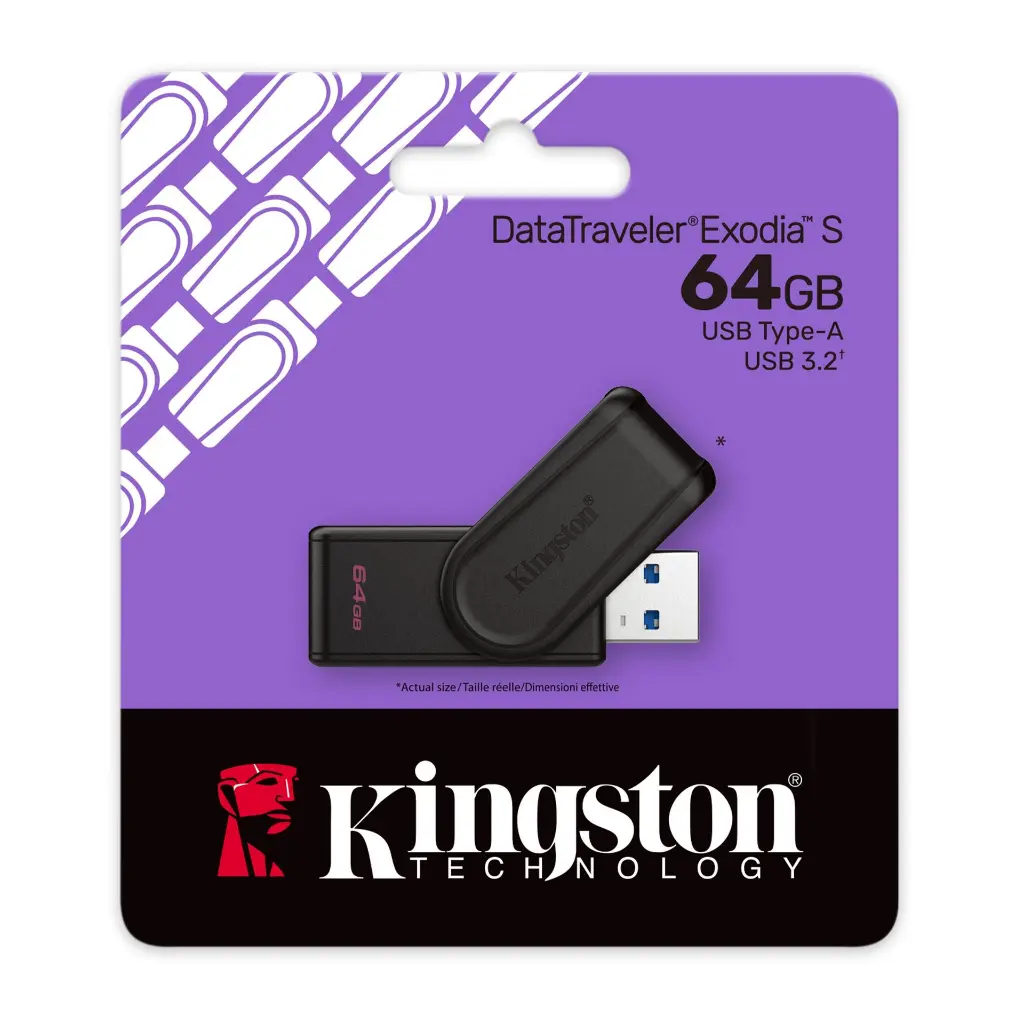 Kingston Pen Drive 64GB 3.2 Exodia S DTXS/64GB.webp