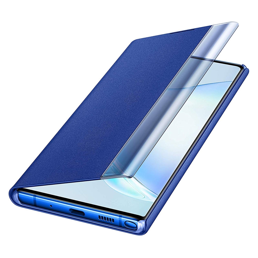 Custodia Samsung Note 10 plus S-View cover blue EF-EN770PBEGEU