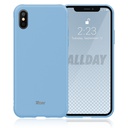 Custodia Roar iPhone X, iPhone Xs jelly case light blue