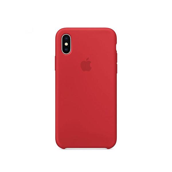 Custodia Apple iPhone X Silicone case red MQT52ZM-A