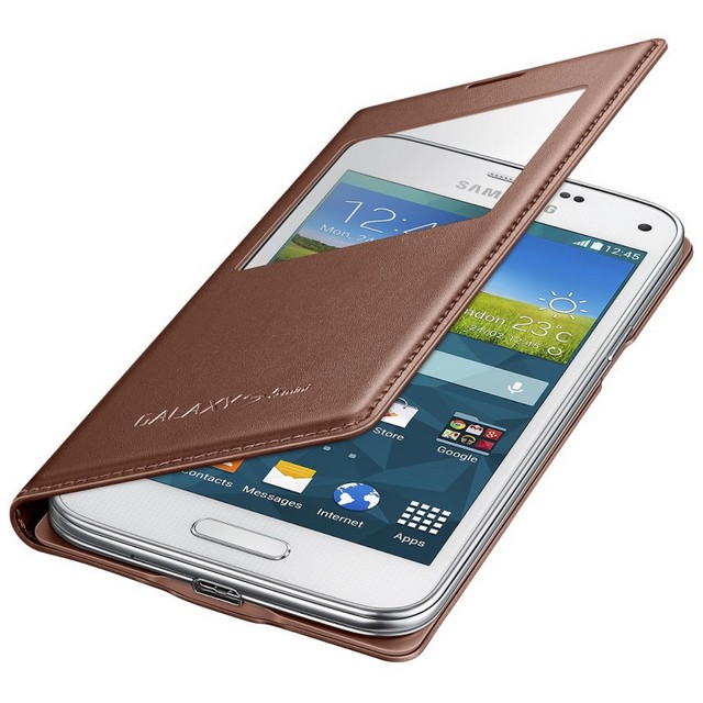 Custodia Samsung S5 Mini Flip S View bronze EF-CG800BFEGWW