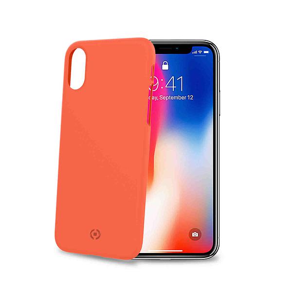 Custodia Celly iPhone X, iPhone Xs cover shock orange SHOCK900OR