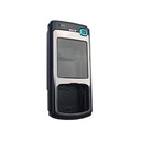 Cover frontale per Nokia N70 black silver