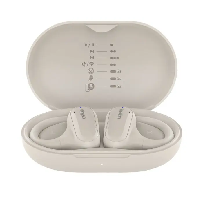 Belkin Auricolari Bluetooth SoundForm Clearfit Sabbia AUC013CTSA.webp
