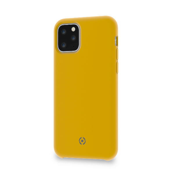Custodia Celly iPhone 11 Pro cover leaf yellow LEAF1000YL