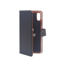 Custodia Celly iPhone Xs Max wallet case black WALLY999