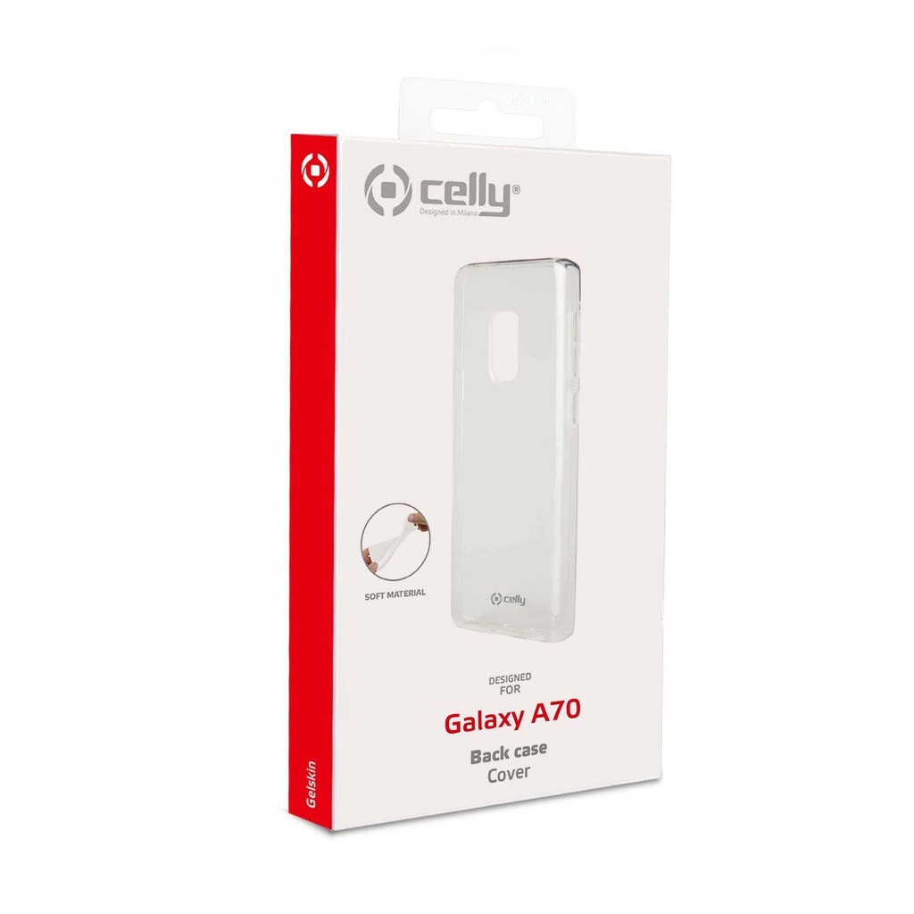 Custodia Celly Samsung A70 cover tpu trasparente GELSKIN835