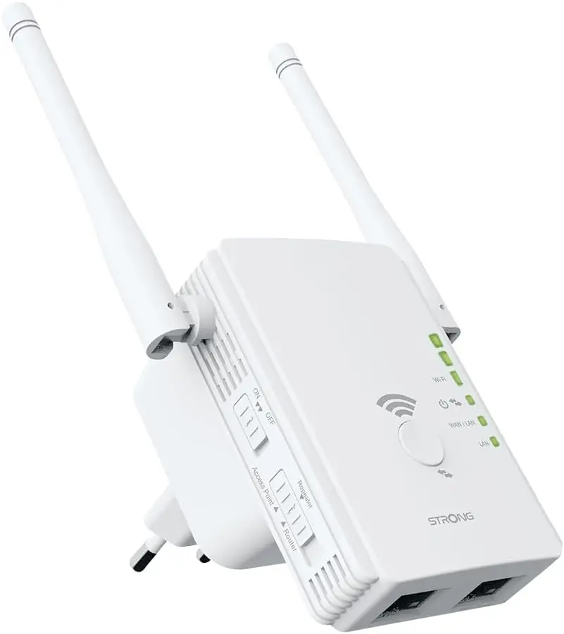 Strong Range Extender Wi-Fi 300Mbps White REPEATER300V2.webp